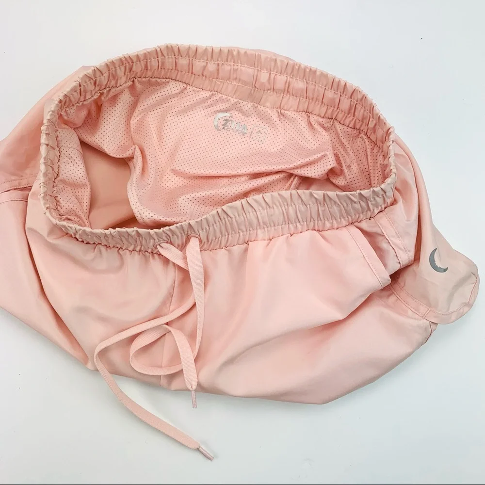 ZYIA Active Bomber Brief Lined Drawstring Shorts Blush_6